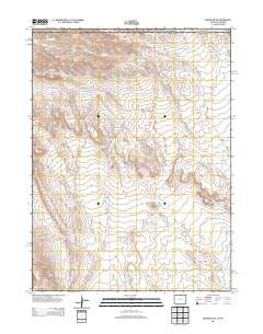 Round Butte Colorado Historical topographic map, 1:24000 scale, 7.5 X 7.5 Minute, Year 2013