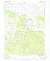 Ruby Canyon Colorado Historical topographic map, 1:24000 scale, 7.5 X 7.5 Minute, Year 1968