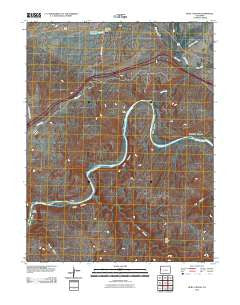 Ruby Canyon Colorado Historical topographic map, 1:24000 scale, 7.5 X 7.5 Minute, Year 2010