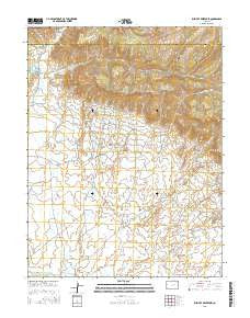 Ruby Lee Reservoir Colorado Current topographic map, 1:24000 scale, 7.5 X 7.5 Minute, Year 2016