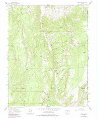 Rudolph Hill Colorado Historical topographic map, 1:24000 scale, 7.5 X 7.5 Minute, Year 1962