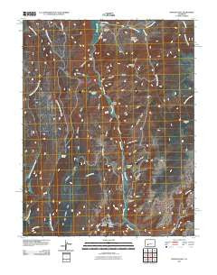 Rudolph Hill Colorado Historical topographic map, 1:24000 scale, 7.5 X 7.5 Minute, Year 2011