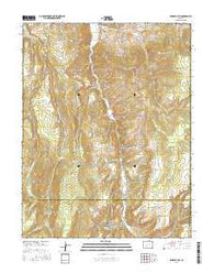 Rudolph Hill Colorado Current topographic map, 1:24000 scale, 7.5 X 7.5 Minute, Year 2016