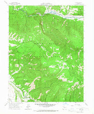 Ruedi Colorado Historical topographic map, 1:24000 scale, 7.5 X 7.5 Minute, Year 1961