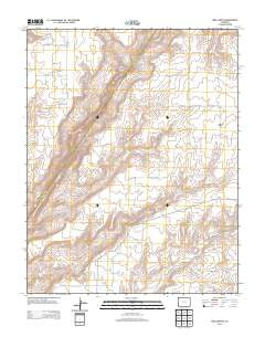 Ruin Canyon Colorado Historical topographic map, 1:24000 scale, 7.5 X 7.5 Minute, Year 2013
