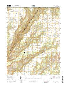 Ruin Canyon Colorado Current topographic map, 1:24000 scale, 7.5 X 7.5 Minute, Year 2016