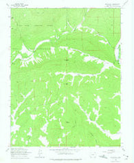 Rules Hill Colorado Historical topographic map, 1:24000 scale, 7.5 X 7.5 Minute, Year 1964