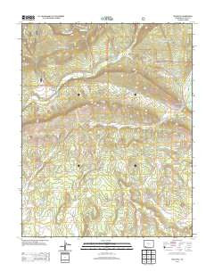 Rules Hill Colorado Historical topographic map, 1:24000 scale, 7.5 X 7.5 Minute, Year 2013