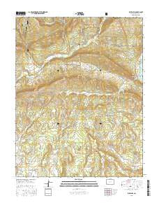 Rules Hill Colorado Current topographic map, 1:24000 scale, 7.5 X 7.5 Minute, Year 2016