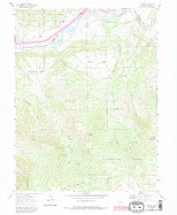 Rulison Colorado Historical topographic map, 1:24000 scale, 7.5 X 7.5 Minute, Year 1960