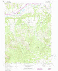 Rulison Colorado Historical topographic map, 1:24000 scale, 7.5 X 7.5 Minute, Year 1960