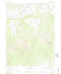 Rulison Colorado Historical topographic map, 1:24000 scale, 7.5 X 7.5 Minute, Year 1960