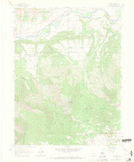 Rulison Colorado Historical topographic map, 1:24000 scale, 7.5 X 7.5 Minute, Year 1960