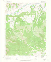Rulison Colorado Historical topographic map, 1:24000 scale, 7.5 X 7.5 Minute, Year 1960