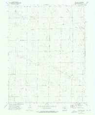 Rush NW Colorado Historical topographic map, 1:24000 scale, 7.5 X 7.5 Minute, Year 1973