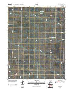 Rush NW Colorado Historical topographic map, 1:24000 scale, 7.5 X 7.5 Minute, Year 2010