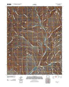 Russell Colorado Historical topographic map, 1:24000 scale, 7.5 X 7.5 Minute, Year 2010