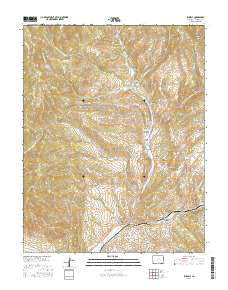 Russell Colorado Current topographic map, 1:24000 scale, 7.5 X 7.5 Minute, Year 2016