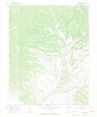 Russell Colorado Historical topographic map, 1:24000 scale, 7.5 X 7.5 Minute, Year 1967