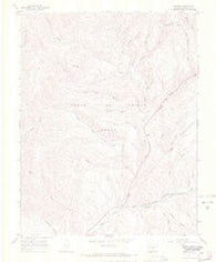 Russell Colorado Historical topographic map, 1:24000 scale, 7.5 X 7.5 Minute, Year 1967