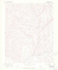 Russell Colorado Historical topographic map, 1:24000 scale, 7.5 X 7.5 Minute, Year 1967