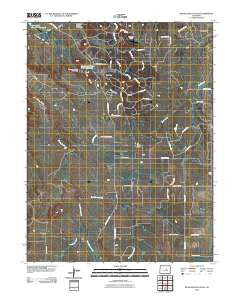 Russellville Gulch Colorado Historical topographic map, 1:24000 scale, 7.5 X 7.5 Minute, Year 2010