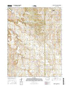 Russellville Gulch Colorado Current topographic map, 1:24000 scale, 7.5 X 7.5 Minute, Year 2016