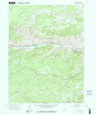 Rustic Colorado Historical topographic map, 1:24000 scale, 7.5 X 7.5 Minute, Year 1962