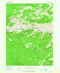 Rustic Colorado Historical topographic map, 1:24000 scale, 7.5 X 7.5 Minute, Year 1962