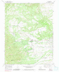 Rye Colorado Historical topographic map, 1:24000 scale, 7.5 X 7.5 Minute, Year 1969