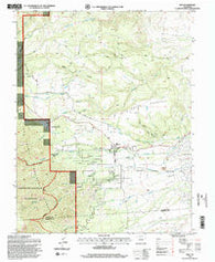 Rye Colorado Historical topographic map, 1:24000 scale, 7.5 X 7.5 Minute, Year 1994