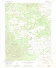 Rye Colorado Historical topographic map, 1:24000 scale, 7.5 X 7.5 Minute, Year 1969