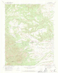 Rye Colorado Historical topographic map, 1:24000 scale, 7.5 X 7.5 Minute, Year 1969