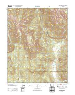 Saddle Mountain Colorado Historical topographic map, 1:24000 scale, 7.5 X 7.5 Minute, Year 2013