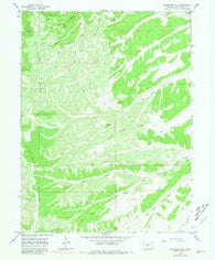 Sagebrush Hill Colorado Historical topographic map, 1:24000 scale, 7.5 X 7.5 Minute, Year 1964