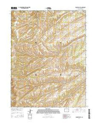 Sagebrush Hill Colorado Current topographic map, 1:24000 scale, 7.5 X 7.5 Minute, Year 2016