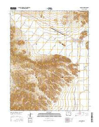 Saguache Colorado Current topographic map, 1:24000 scale, 7.5 X 7.5 Minute, Year 2016