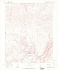 Saguache Park Colorado Historical topographic map, 1:24000 scale, 7.5 X 7.5 Minute, Year 1967