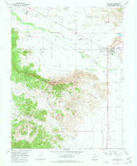 Saguache Colorado Historical topographic map, 1:24000 scale, 7.5 X 7.5 Minute, Year 1967