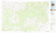 Saguache Colorado Historical topographic map, 1:100000 scale, 30 X 60 Minute, Year 1982