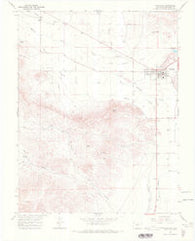 Saguache Colorado Historical topographic map, 1:24000 scale, 7.5 X 7.5 Minute, Year 1967