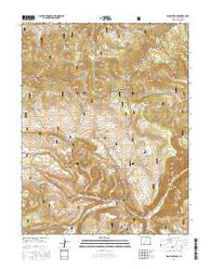 Saguache Park Colorado Current topographic map, 1:24000 scale, 7.5 X 7.5 Minute, Year 2016