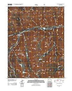 Saint Elmo Colorado Historical topographic map, 1:24000 scale, 7.5 X 7.5 Minute, Year 2011