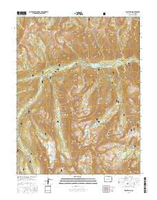 Saint Elmo Colorado Current topographic map, 1:24000 scale, 7.5 X 7.5 Minute, Year 2016