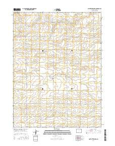 Saint Petersburg Colorado Current topographic map, 1:24000 scale, 7.5 X 7.5 Minute, Year 2016