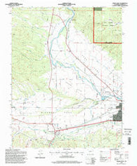 Salida West Colorado Historical topographic map, 1:24000 scale, 7.5 X 7.5 Minute, Year 1994