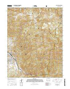 Salida East Colorado Current topographic map, 1:24000 scale, 7.5 X 7.5 Minute, Year 2016