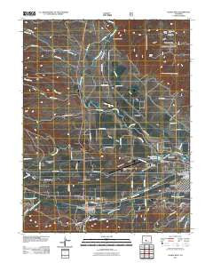 Salida West Colorado Historical topographic map, 1:24000 scale, 7.5 X 7.5 Minute, Year 2011