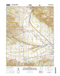 Salida West Colorado Current topographic map, 1:24000 scale, 7.5 X 7.5 Minute, Year 2016