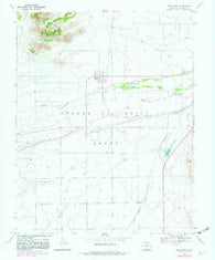 San Acacio Colorado Historical topographic map, 1:24000 scale, 7.5 X 7.5 Minute, Year 1967
